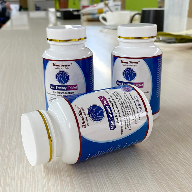 Capsules naturelles de fertilité masculine à la maca – soutien du sperme et de la conception.