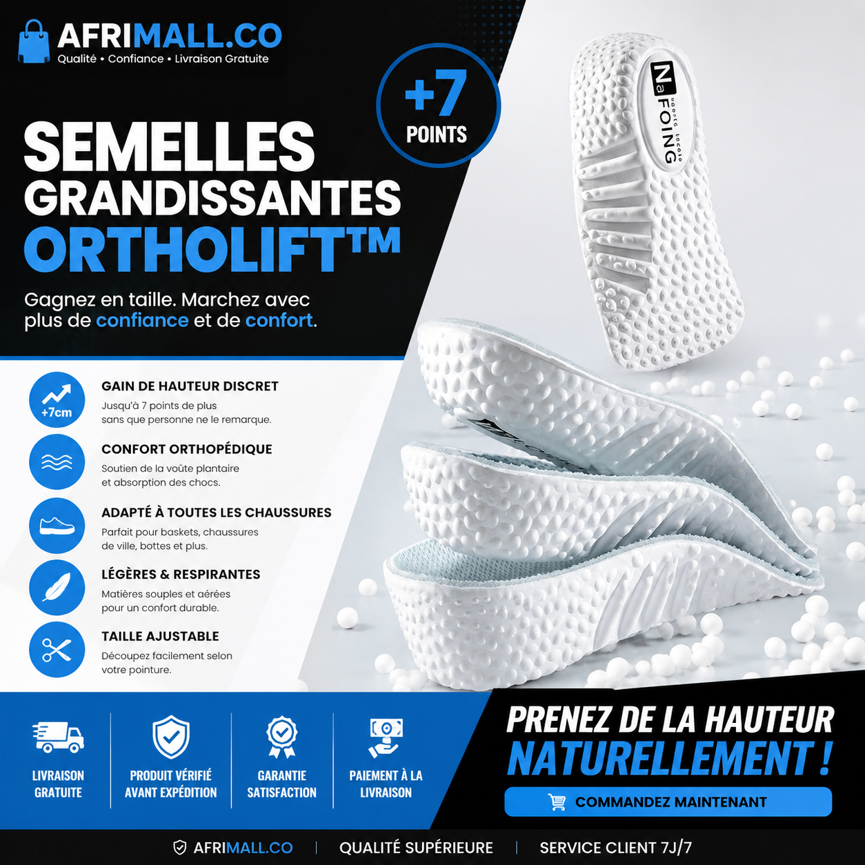 Semelles Grandissantes OrthoLift™