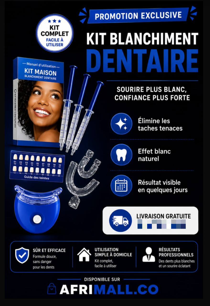 Smile Luxe™ – La solution LED pour un sourire éclatant