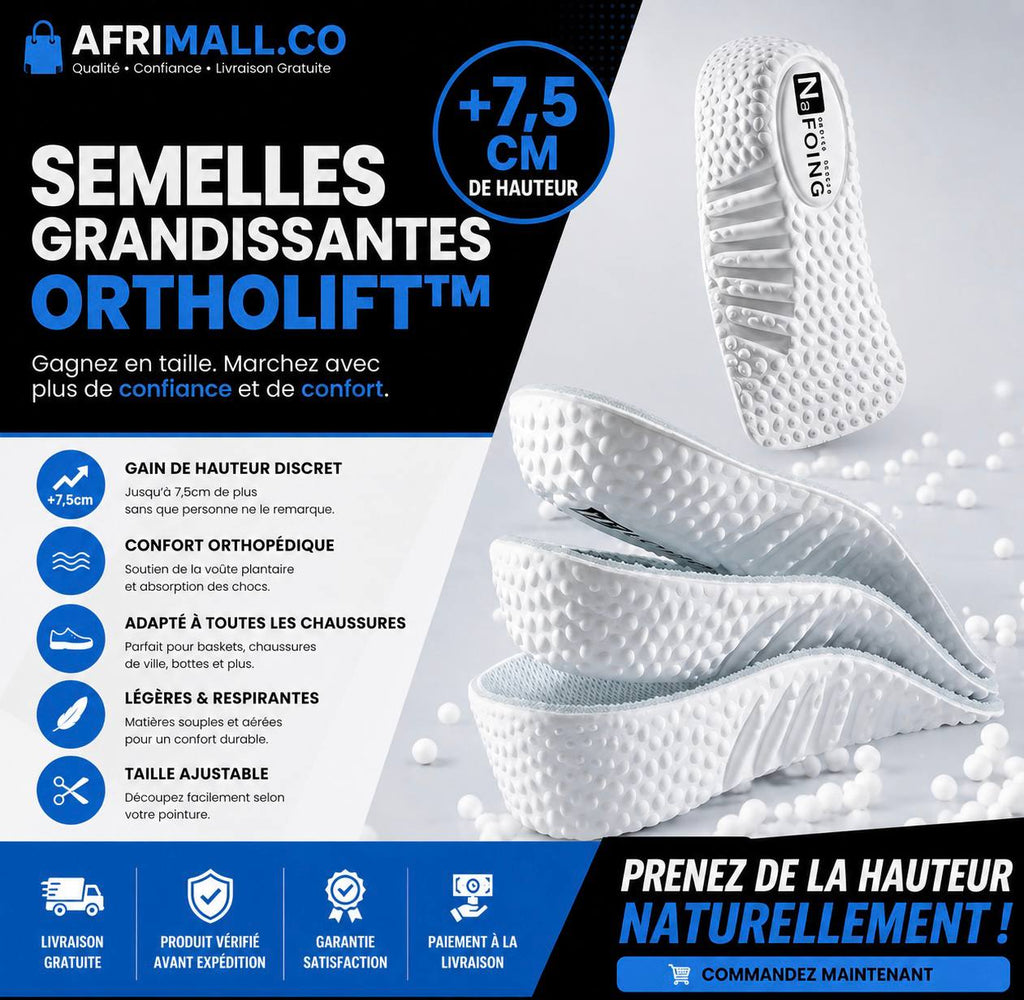 Semelles Grandissantes OrthoLift™